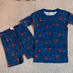 Hanna Anderson Spider-Man Short Johns Pajama Set